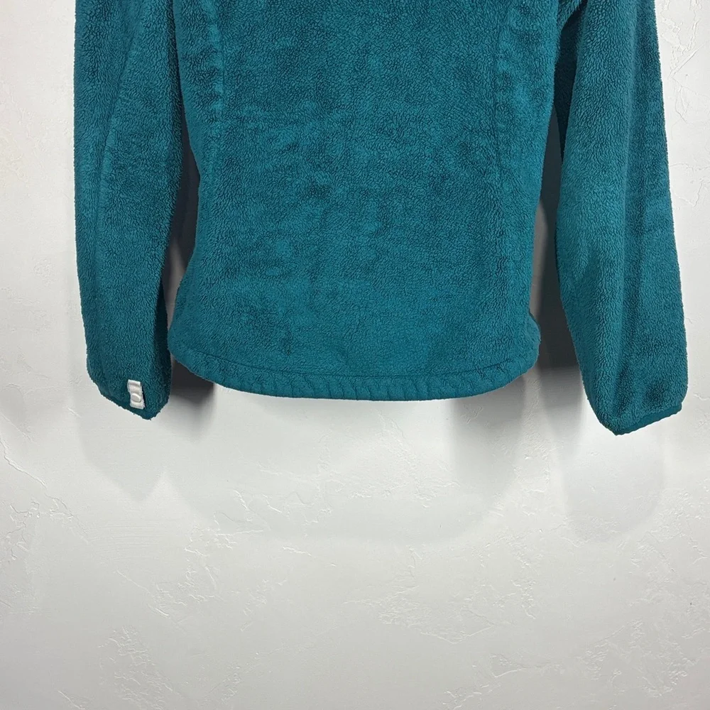 The North Face Women’s Teal Fleece Jacket size small - Picture 9 of 12